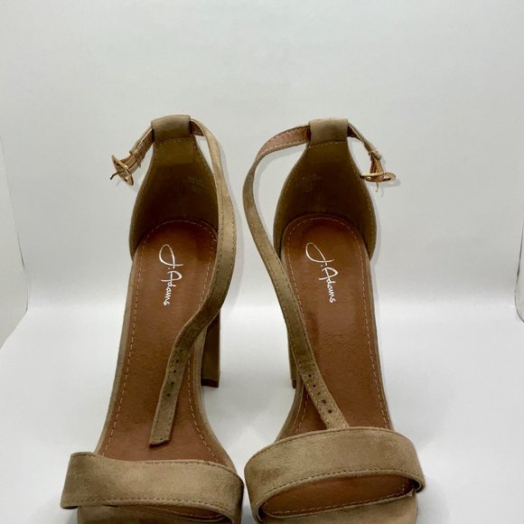 J.KYM Adams Shoes - J. Adams Heels KYM Tan Mary Jane  (NEW) 8.5